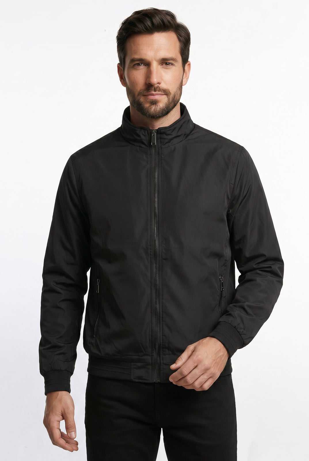 Jaqueta masculina nylon resinada 69485
