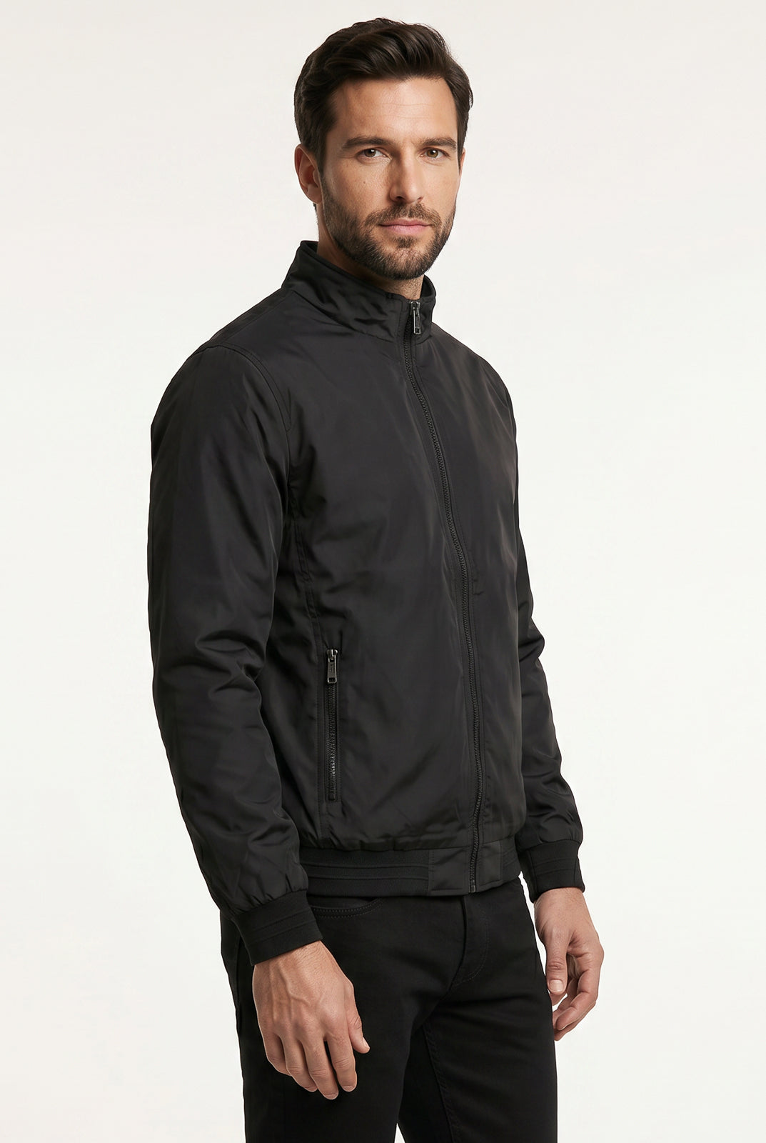 Jaqueta masculina nylon resinada 69485