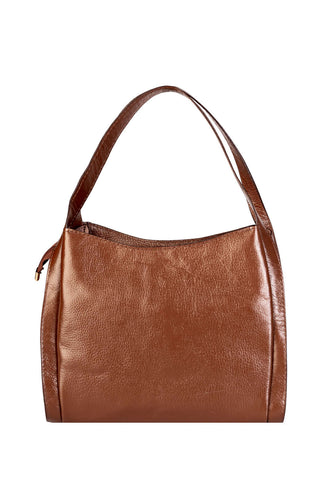 Bolsa de mão em couro liso Helena - Enluaze - Bolsas de Couro e Acessórios