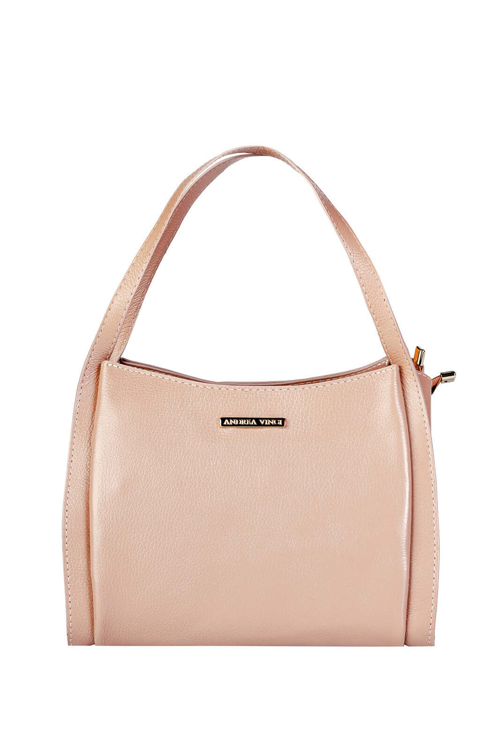 Bolsa de mão em couro liso Helena - Enluaze