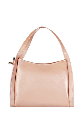 Bolsa de mão em couro liso Helena - Enluaze - Bolsas de Couro e Acessórios