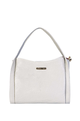 Bolsa de mão em couro liso Helena - Enluaze - Bolsas de Couro e Acessórios