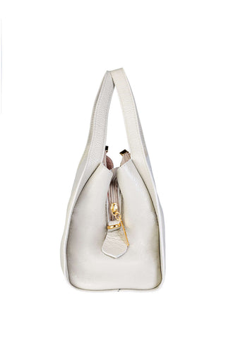 Bolsa de mão em couro liso Helena - Enluaze - Bolsas de Couro e Acessórios