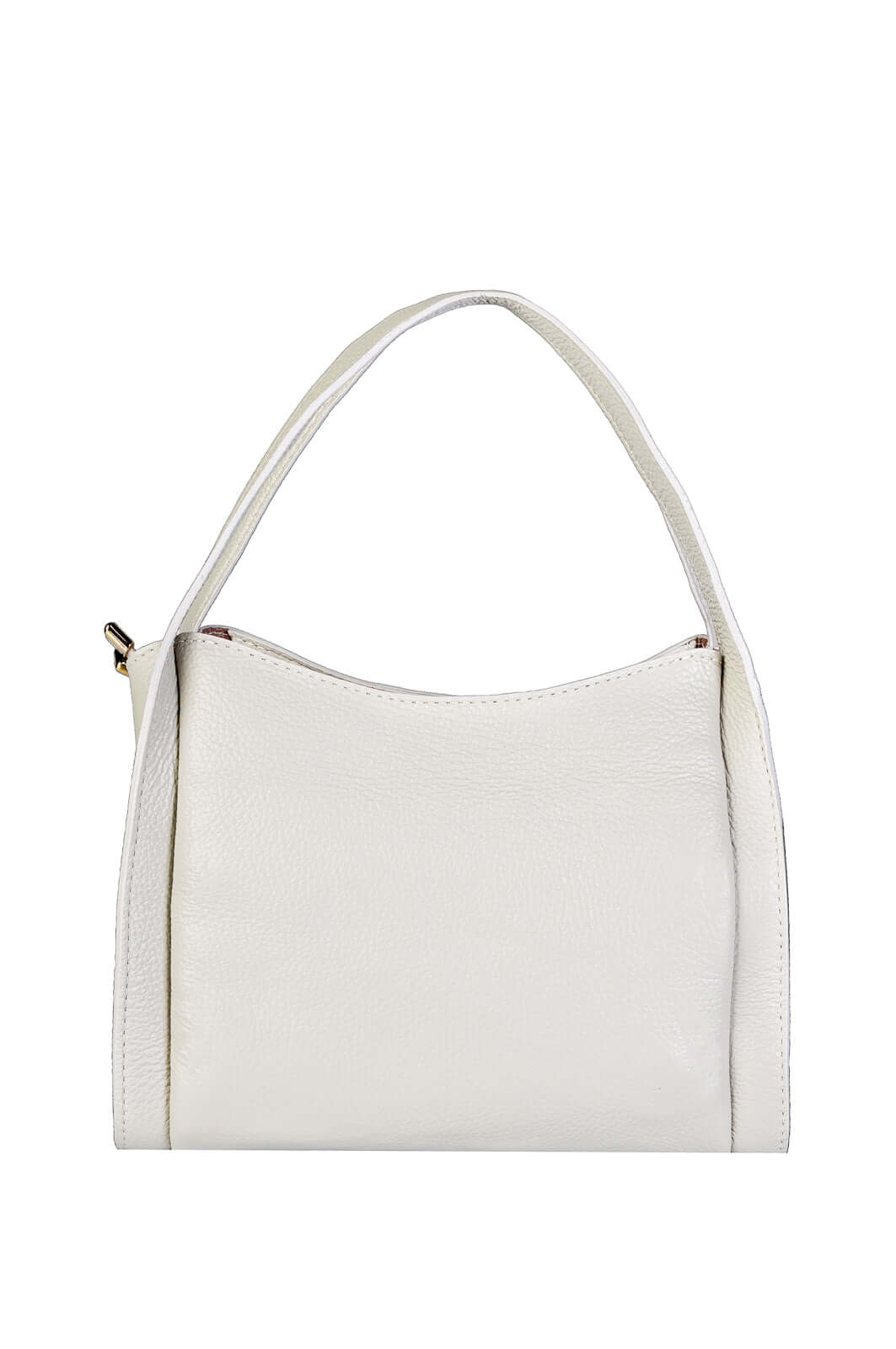 Bolsa de mão em couro liso Helena - Enluaze