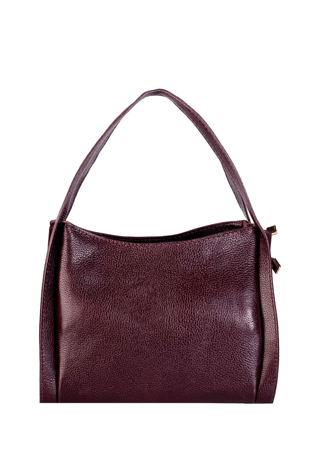 Bolsa de mão em couro liso Helena - Enluaze