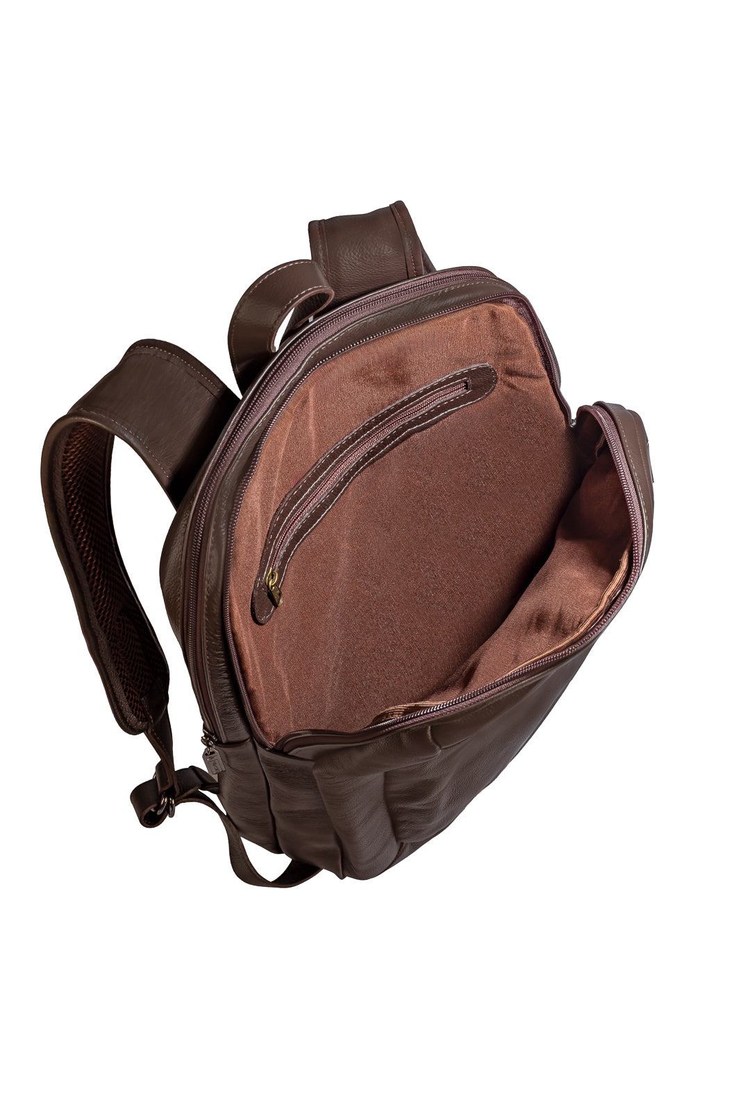 Mochila de couro grande slim Patrick
