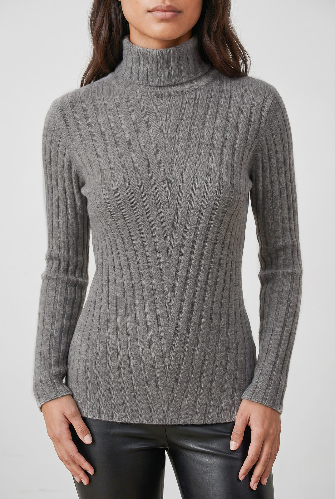 Blusa feminina de malha gola alta 61143