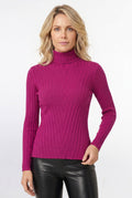Blusa feminina de malha gola alta 61143