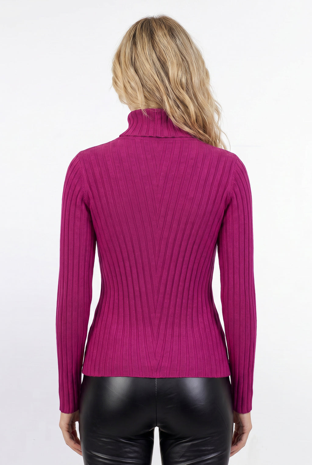 Blusa feminina de malha gola alta 61143