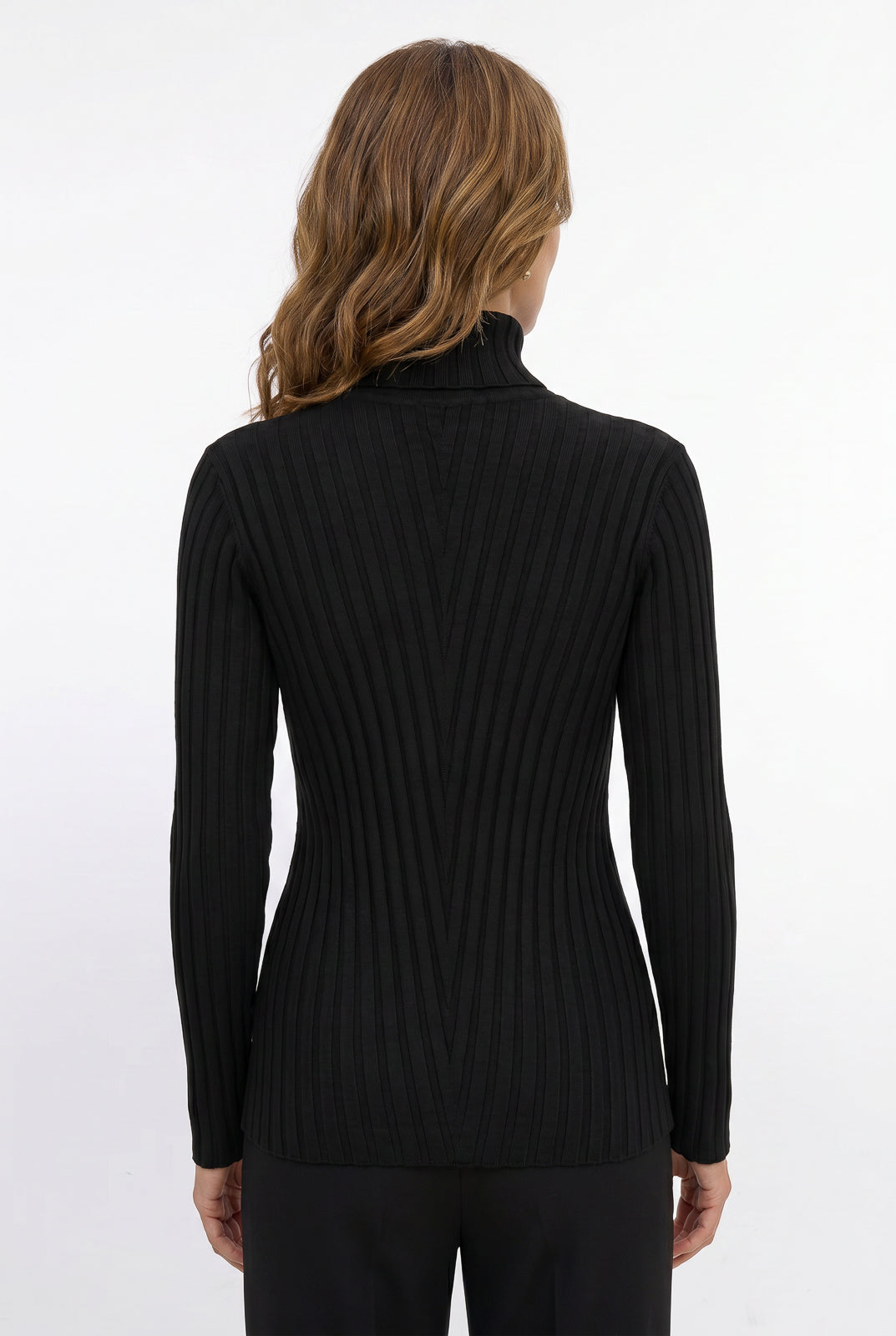 Blusa feminina de malha gola alta 61143