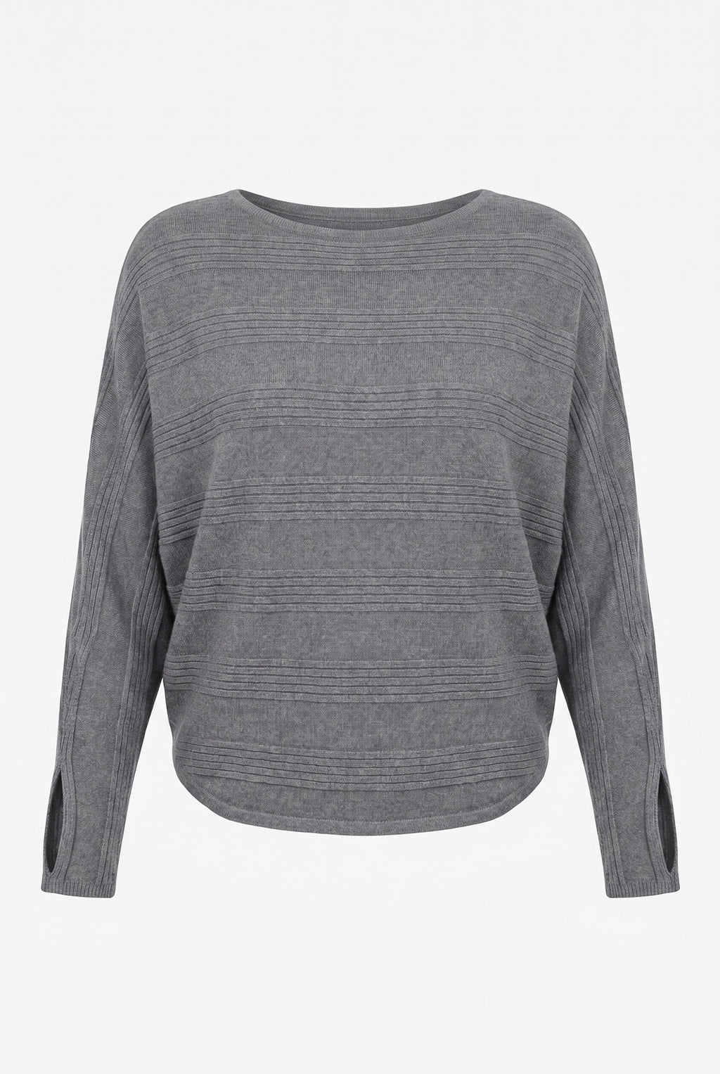 Blusa de malha feminina manga morcego com dedinho 61195