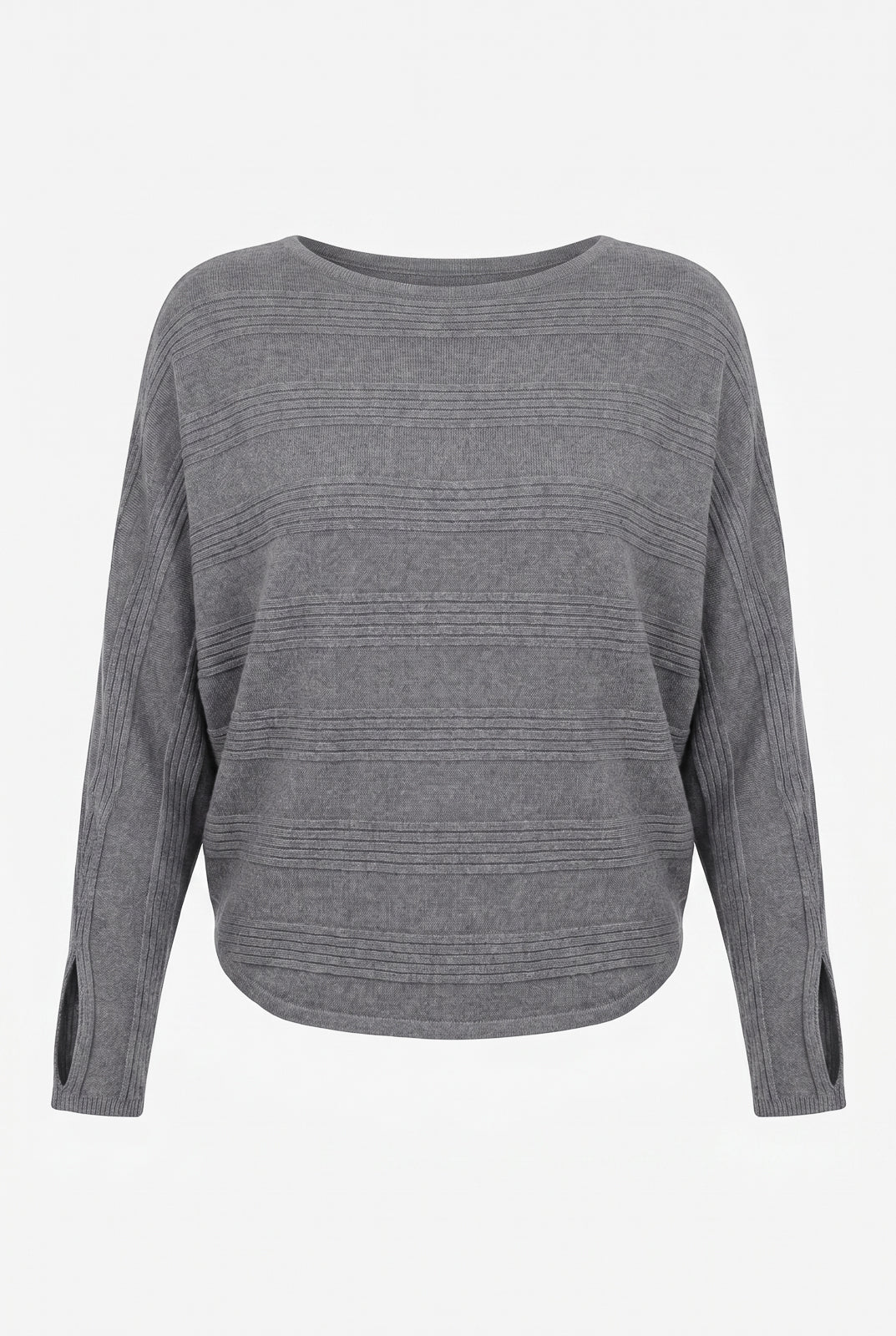 Blusa de malha feminina manga morcego com dedinho 61195