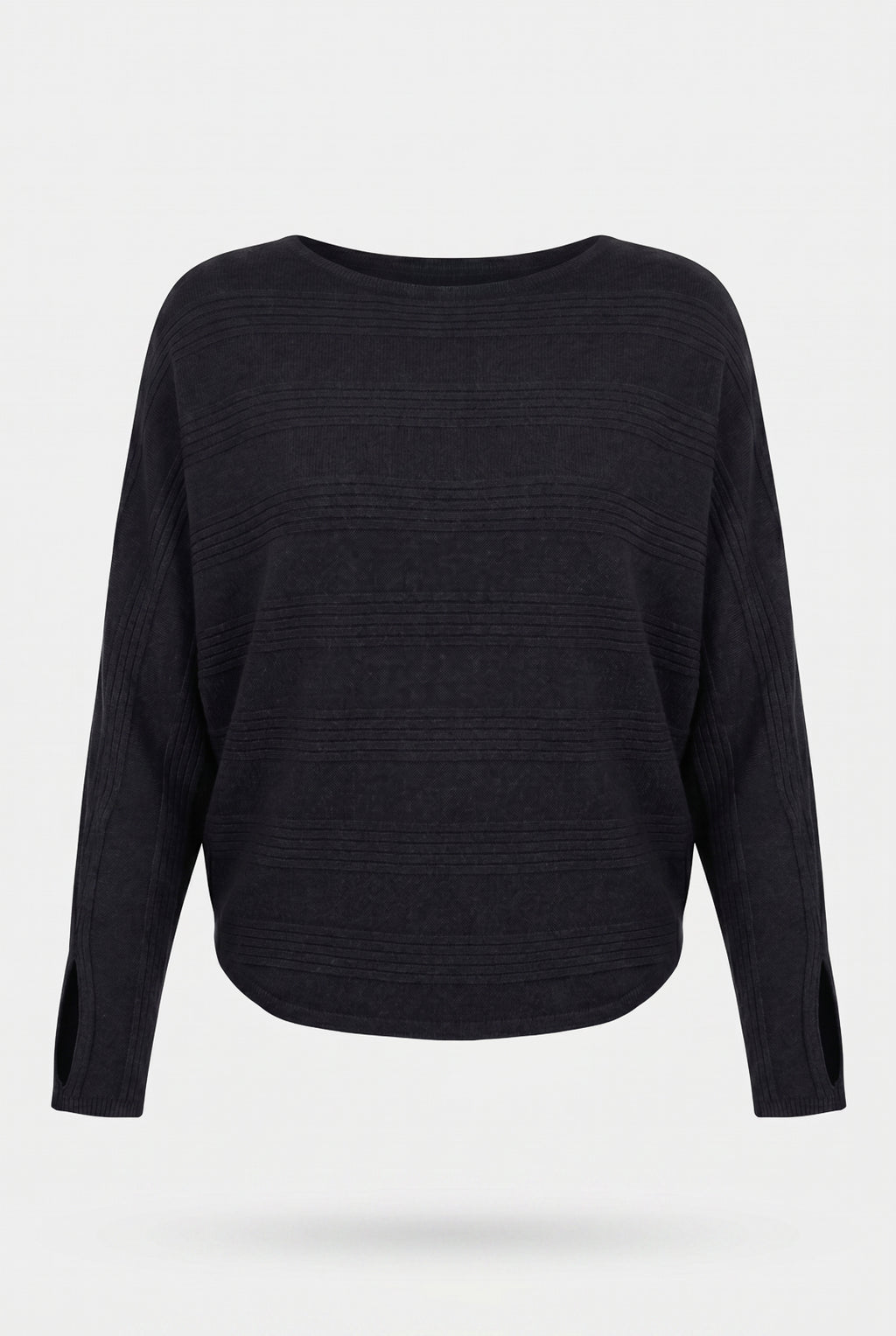 Blusa de malha feminina manga morcego com dedinho 61195