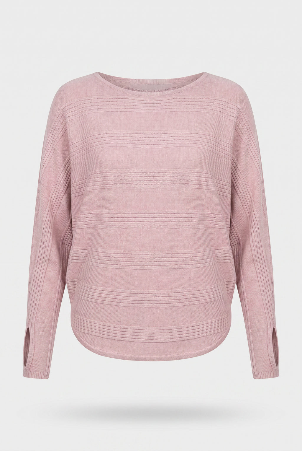 Blusa de malha feminina manga morcego com dedinho 61195