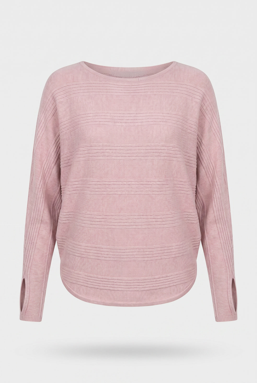 Blusa de malha feminina manga morcego com dedinho 61195
