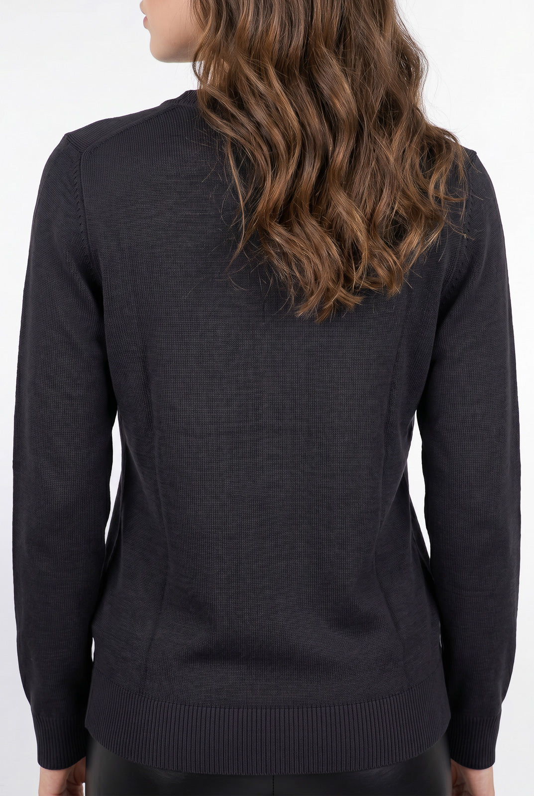 Blusa feminina malha básica gola redonda 61319