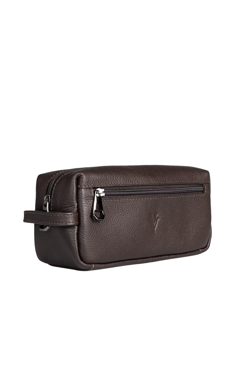 Necessaire masculina em couro floater Daily 10x20x8cm - Enluaze