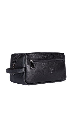 Necessaire masculina em couro floater Daily 10x20x8cm