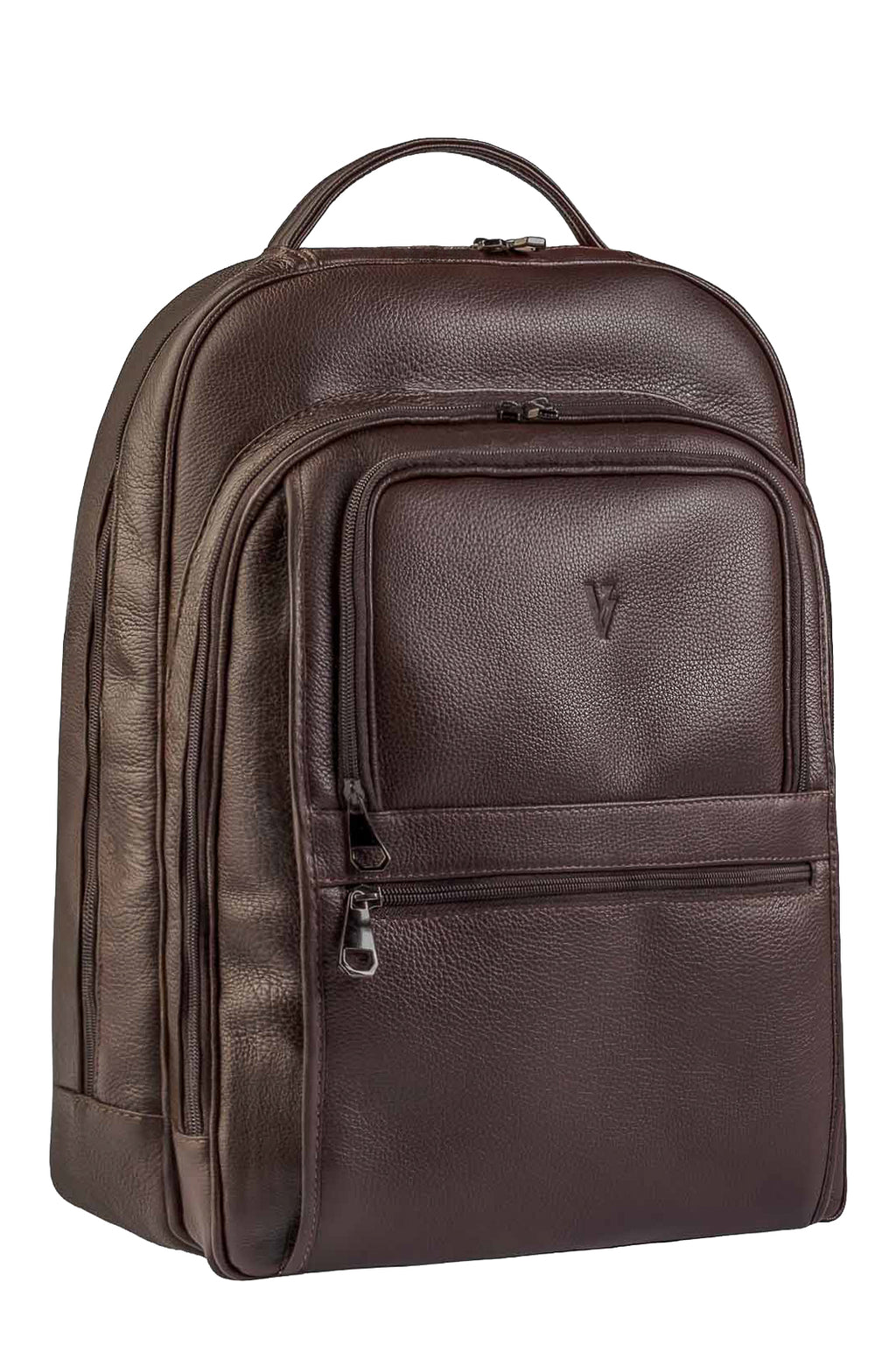 Mochila masculina de couro floater para notebook 17" Arthur