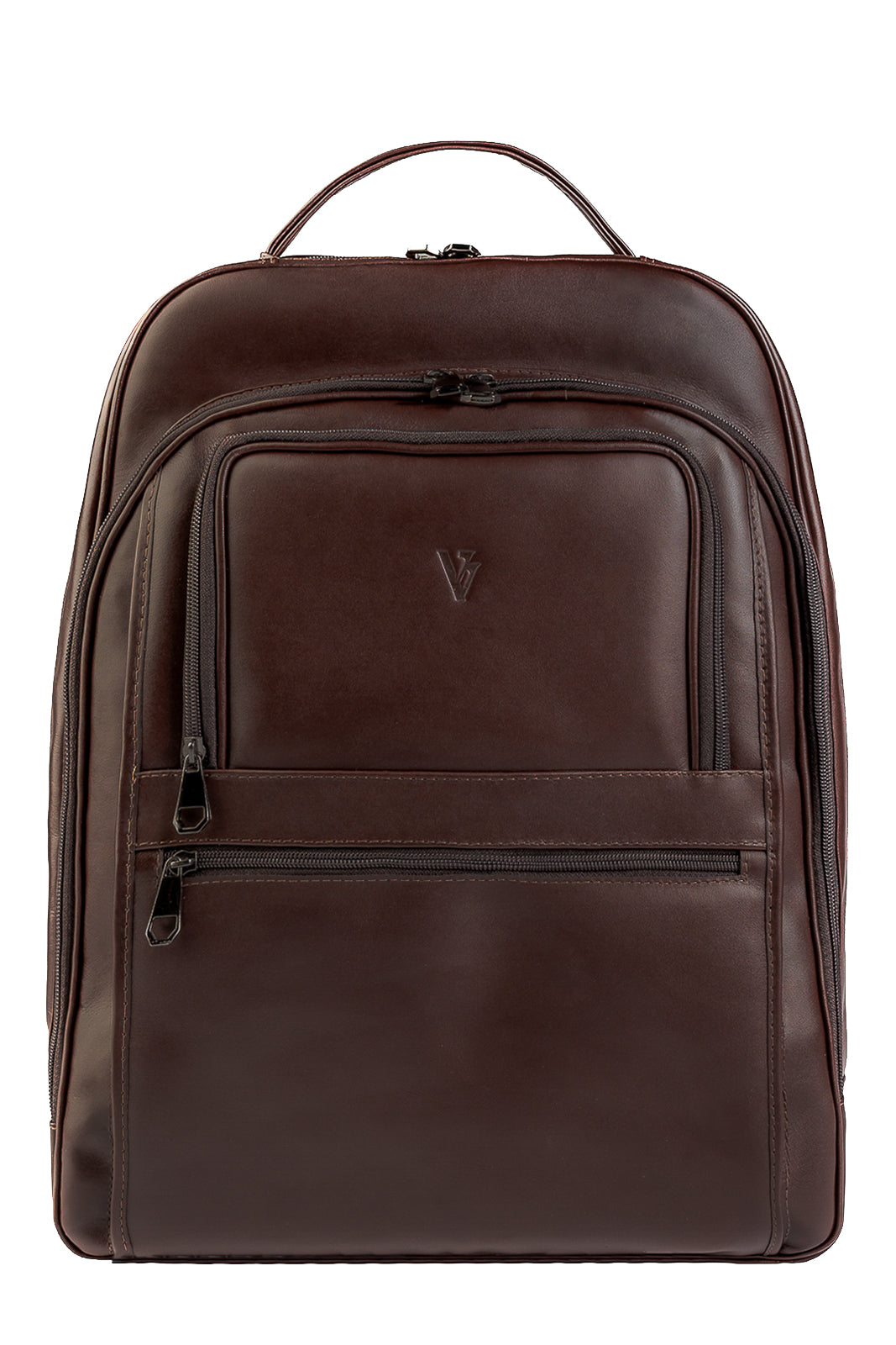 Mochila masculina de couro italiano para notebook 17" Arthur