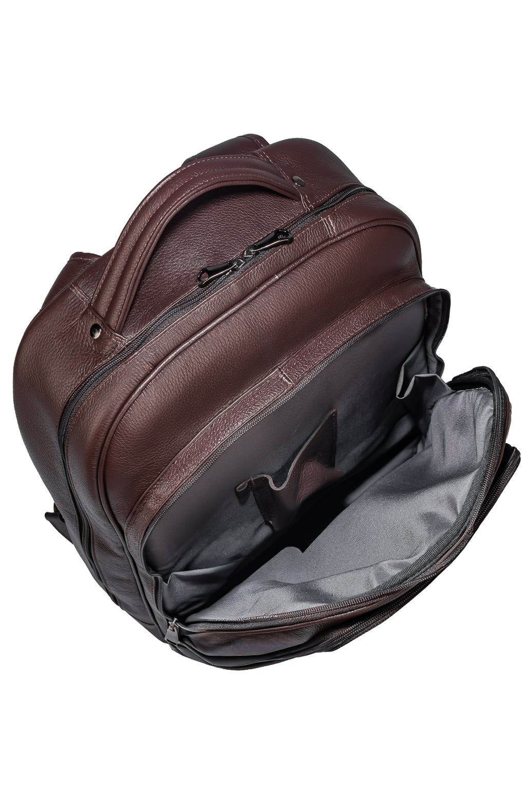 Mochila masculina de couro italiano para notebook 17" Arthur