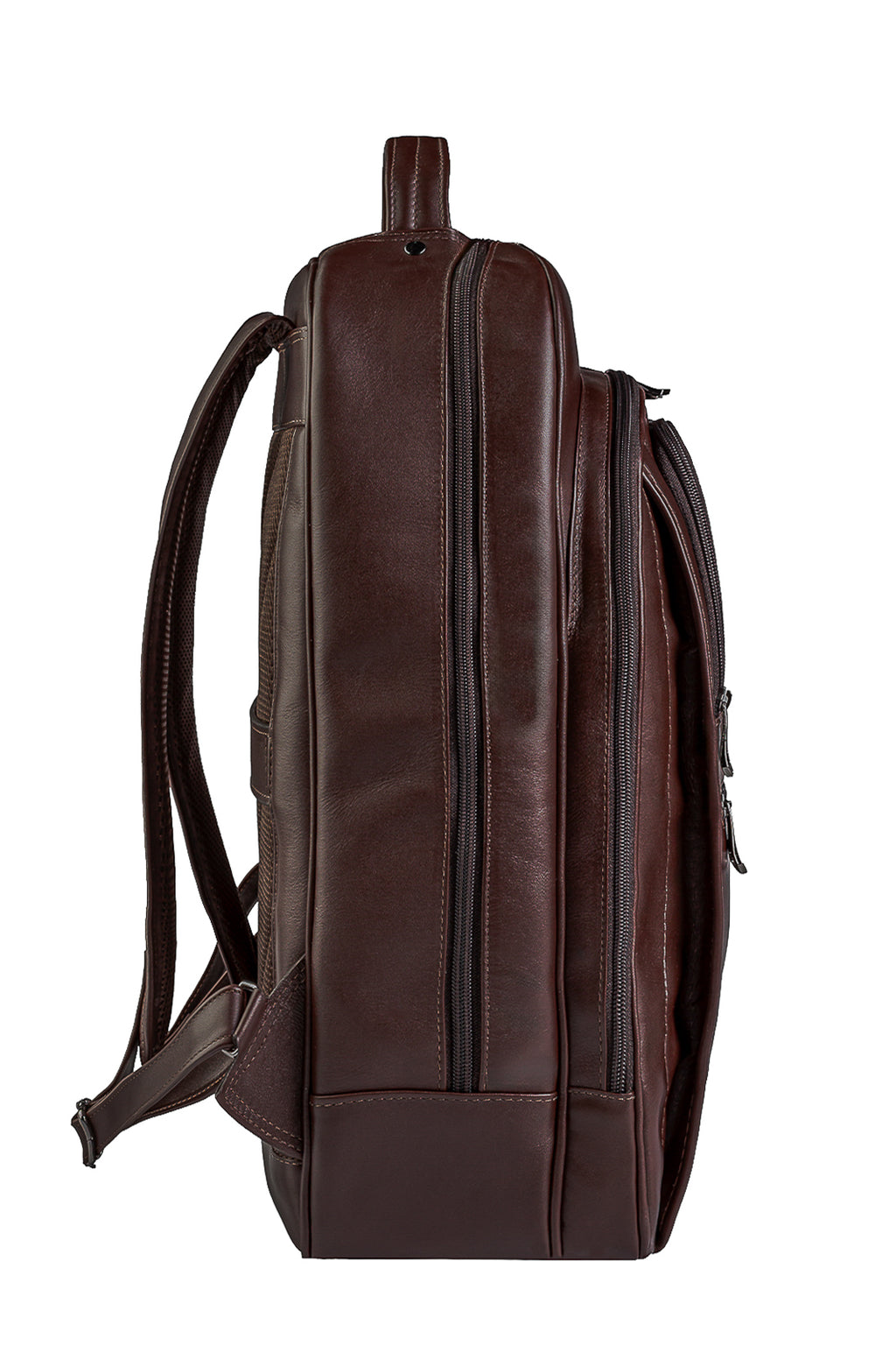 Mochila masculina de couro italiano para notebook 17" Arthur