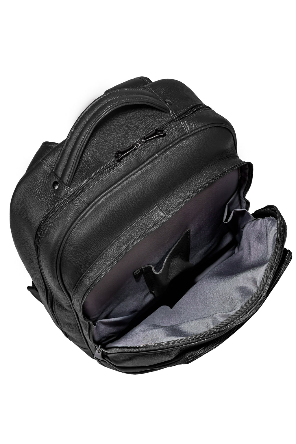 Mochila masculina de couro italiano para notebook 17" Arthur