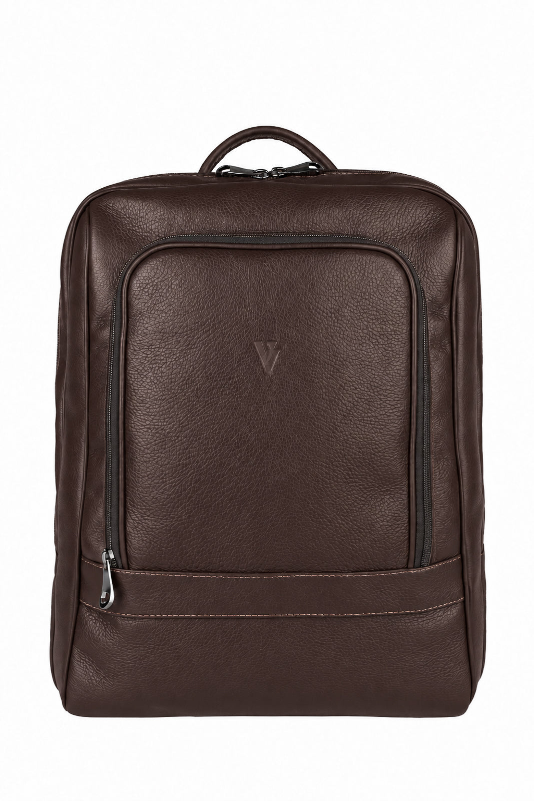 Mochila de couro slim masculina Enzo