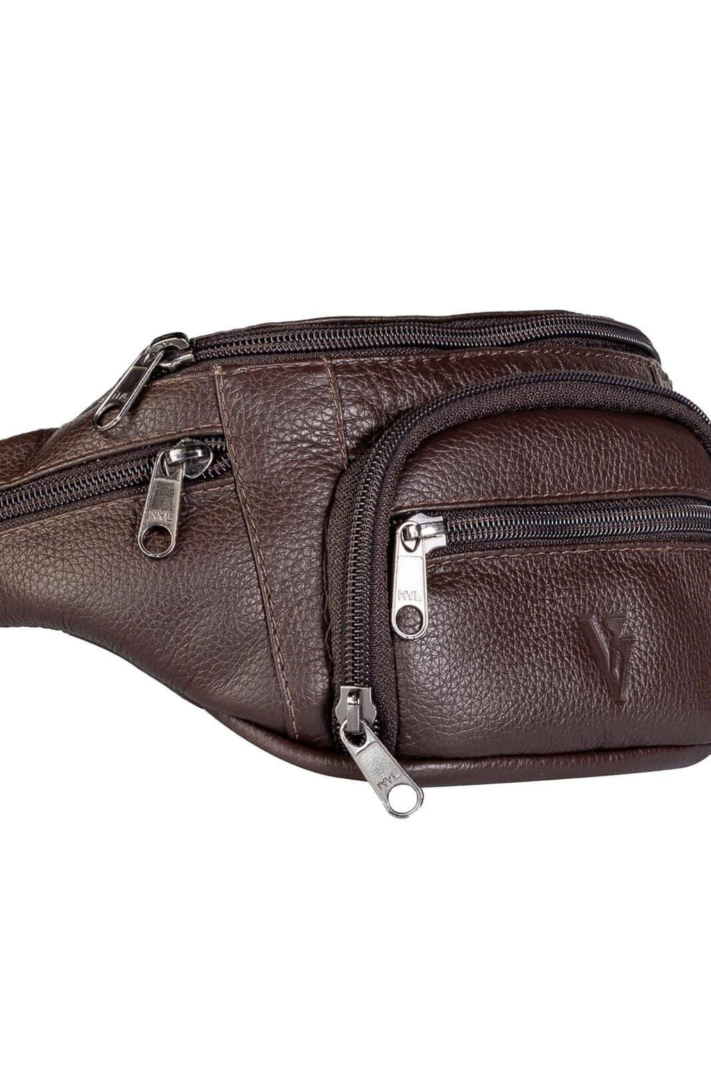 Pochete masculina de couro floater David - Enluaze