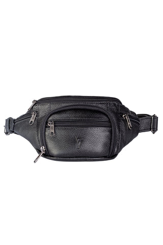 Pochete masculina de couro floater David