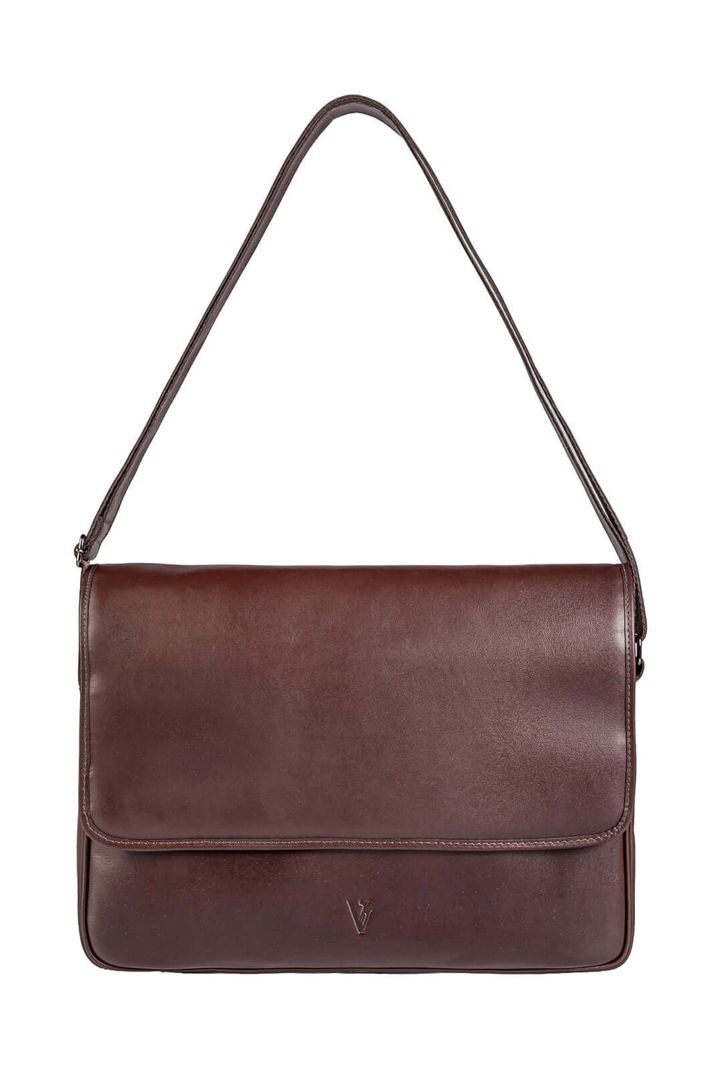 Pasta carteiro para notebook em couro italiano Cassio - Enluaze