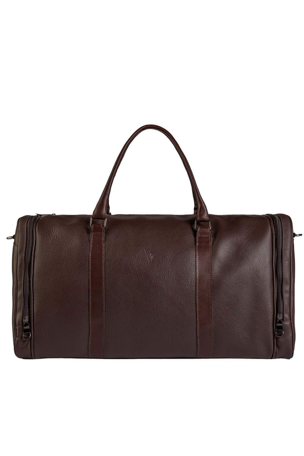 Mala para viagem em couro floater Magnus - Enluaze