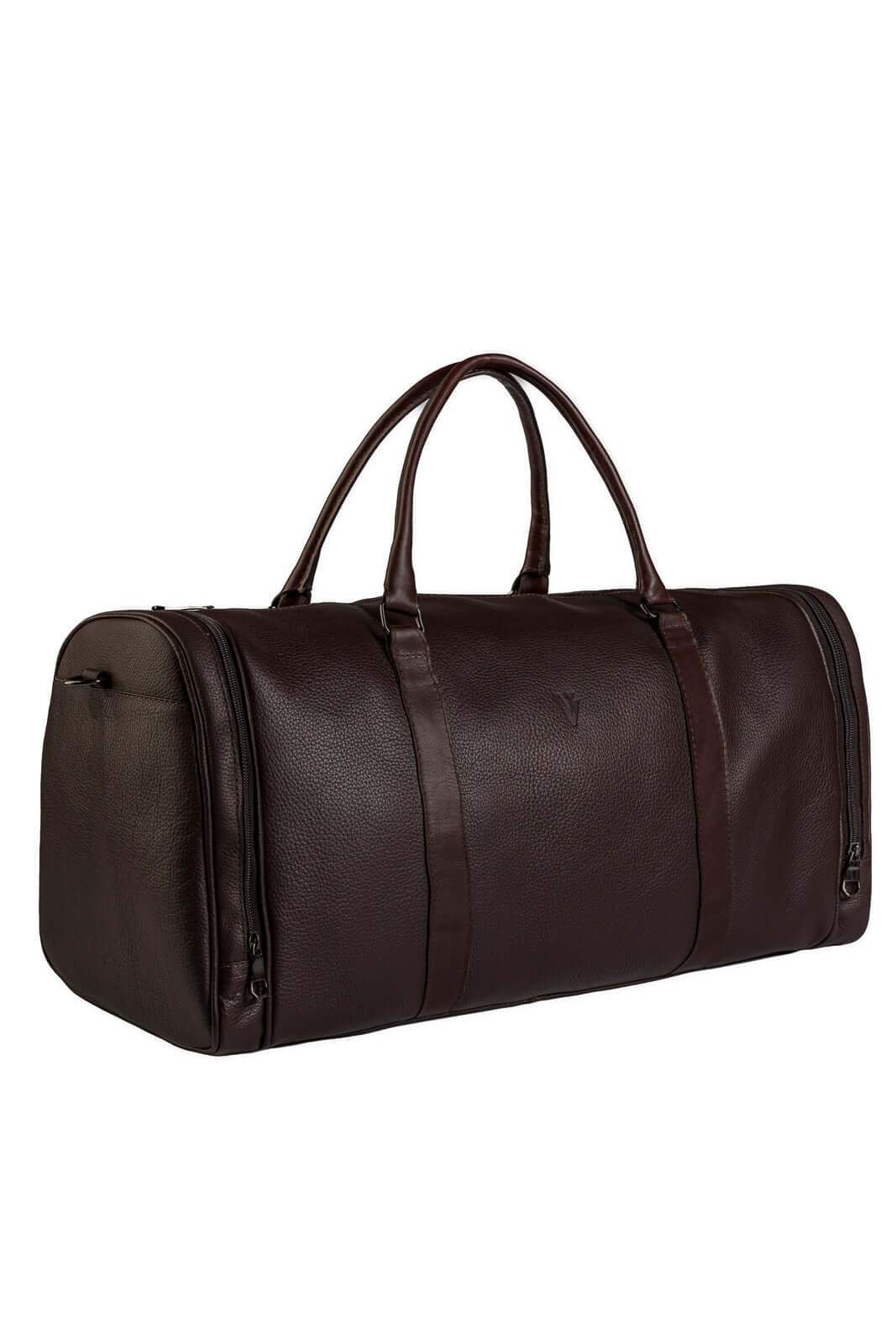 Mala para viagem em couro floater Magnus - Enluaze