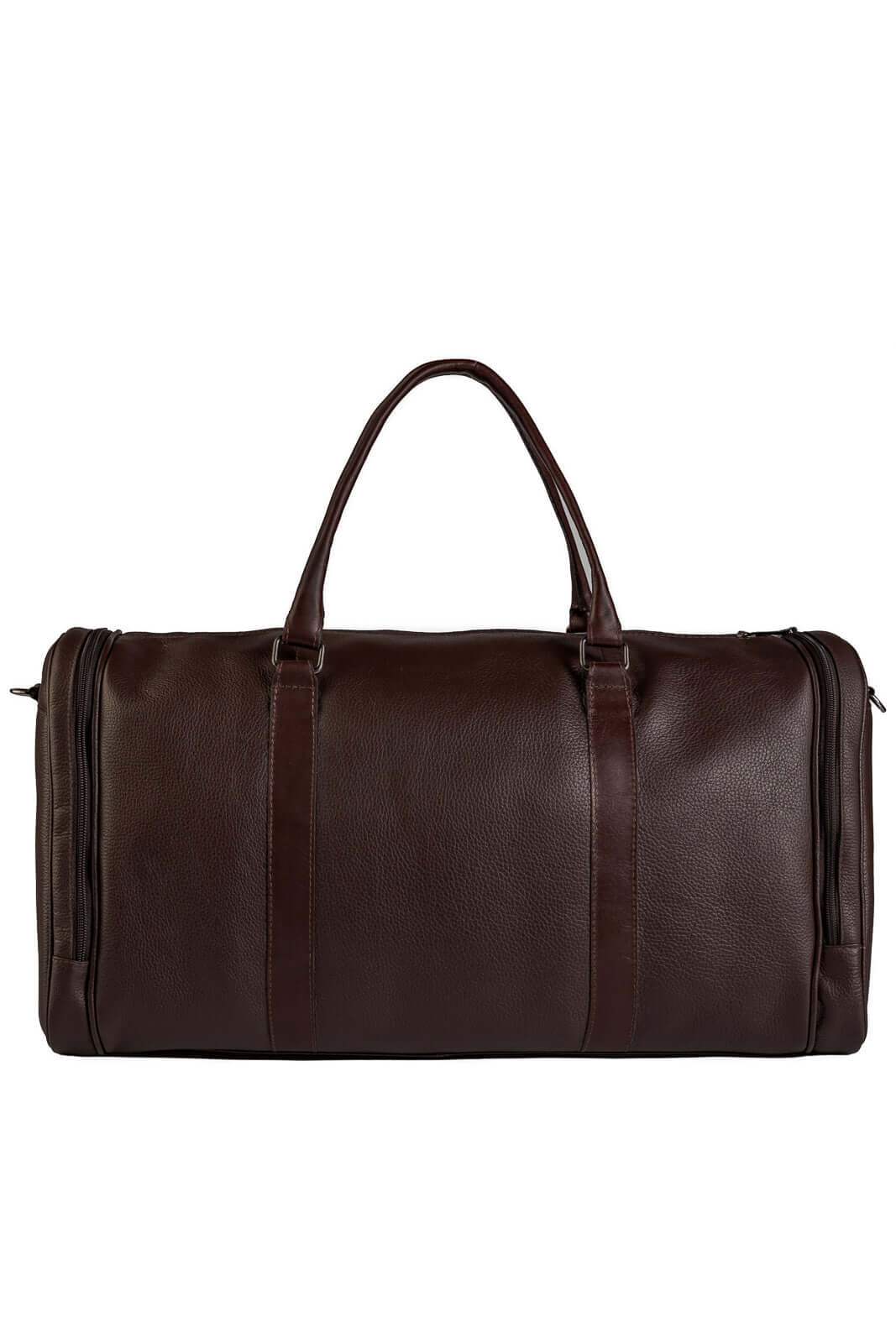 Mala para viagem em couro floater Magnus - Enluaze