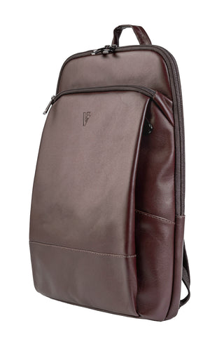 Mochila masculina slim para notebook couro italiano Otávio