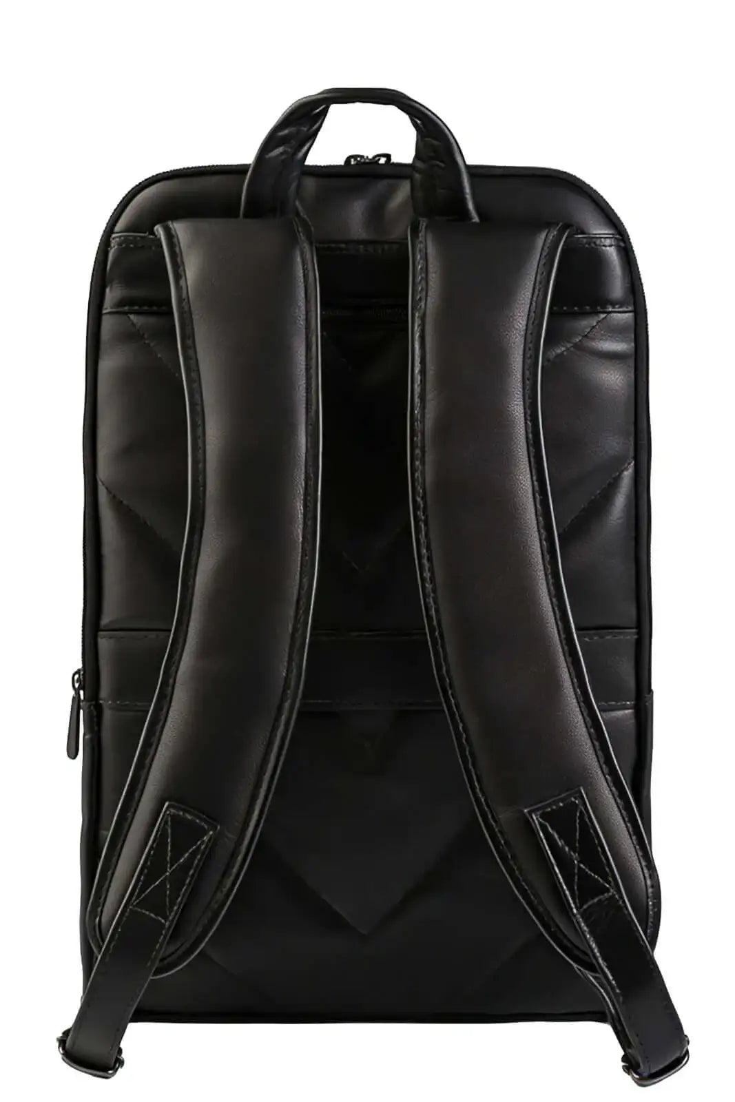 Mochila masculina slim para notebook couro italiano Otávio - Enluaze