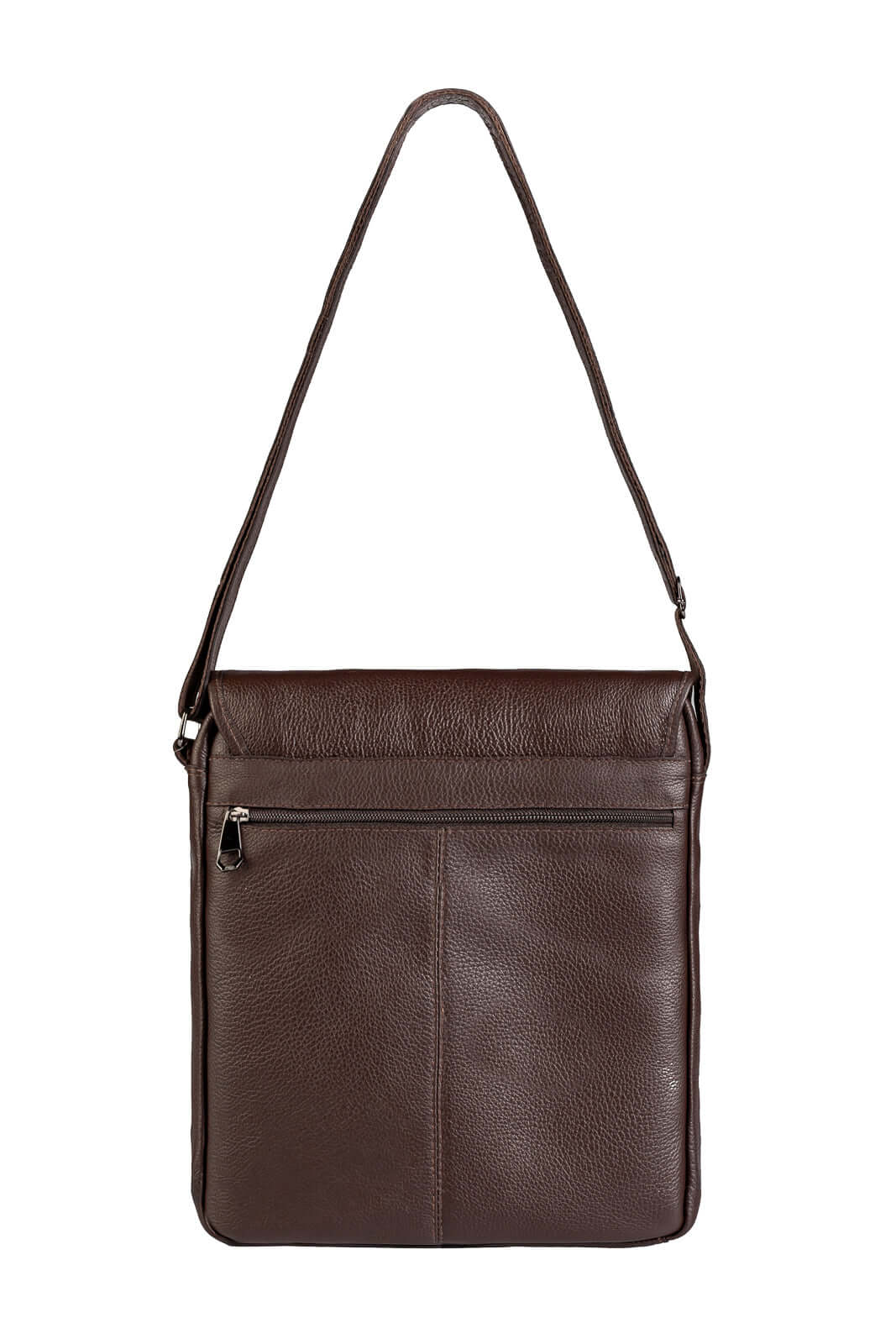 Bolsa carteiro masculina em couro floater Benício - Enluaze