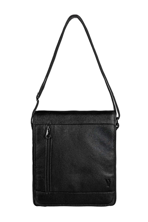 Bolsa carteiro masculina em couro floater Benício - Enluaze