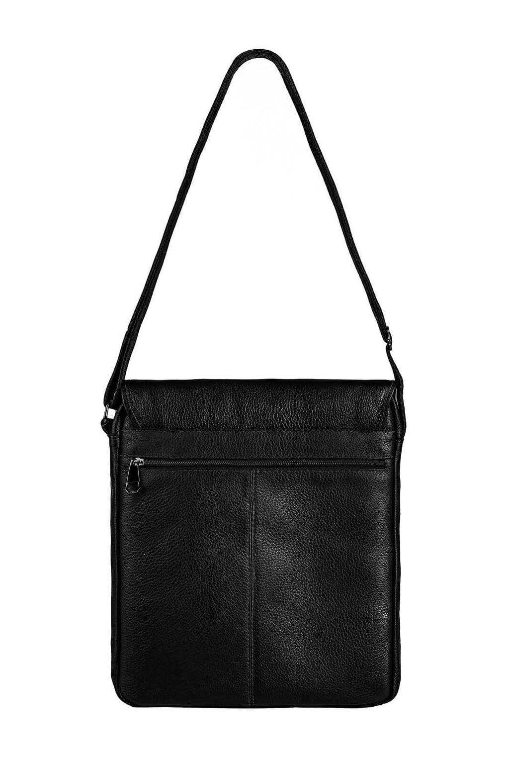 Bolsa carteiro masculina em couro floater Benício - Enluaze