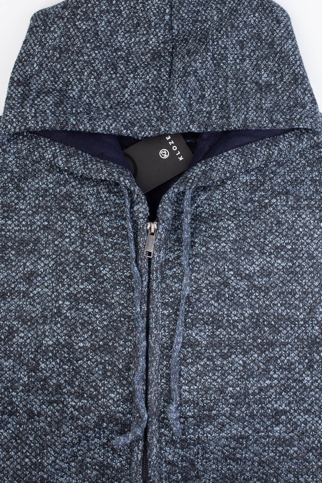 Jaqueta de malha térmica masculina com capuz 90149