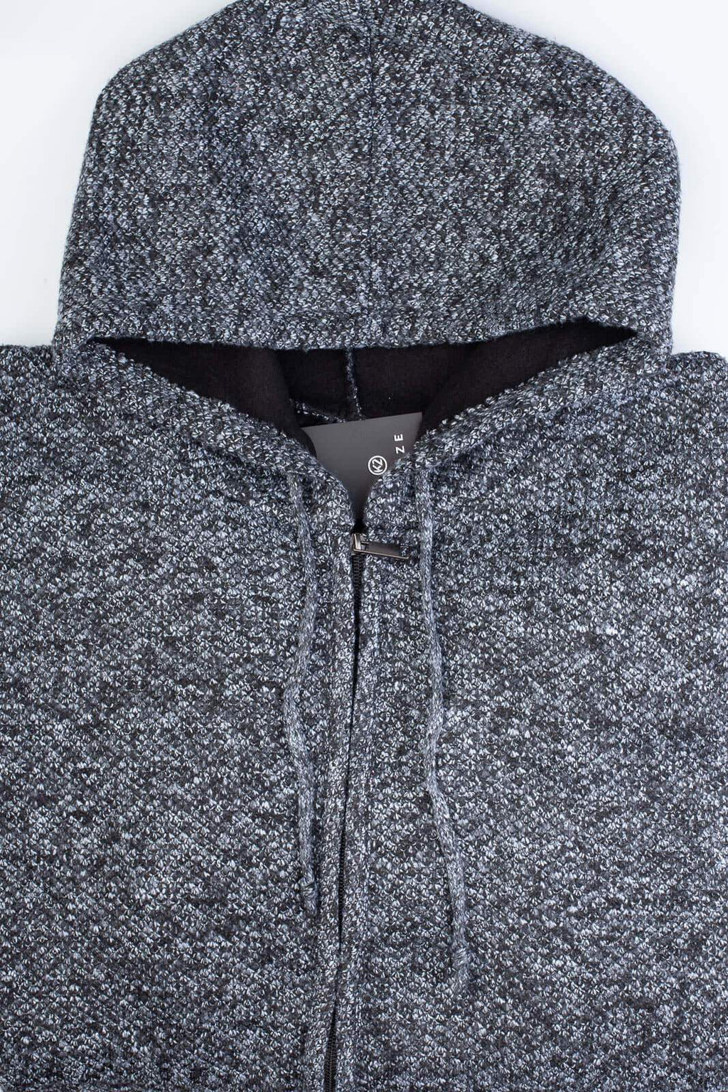 Jaqueta de malha térmica masculina com capuz 90149 - Enluaze