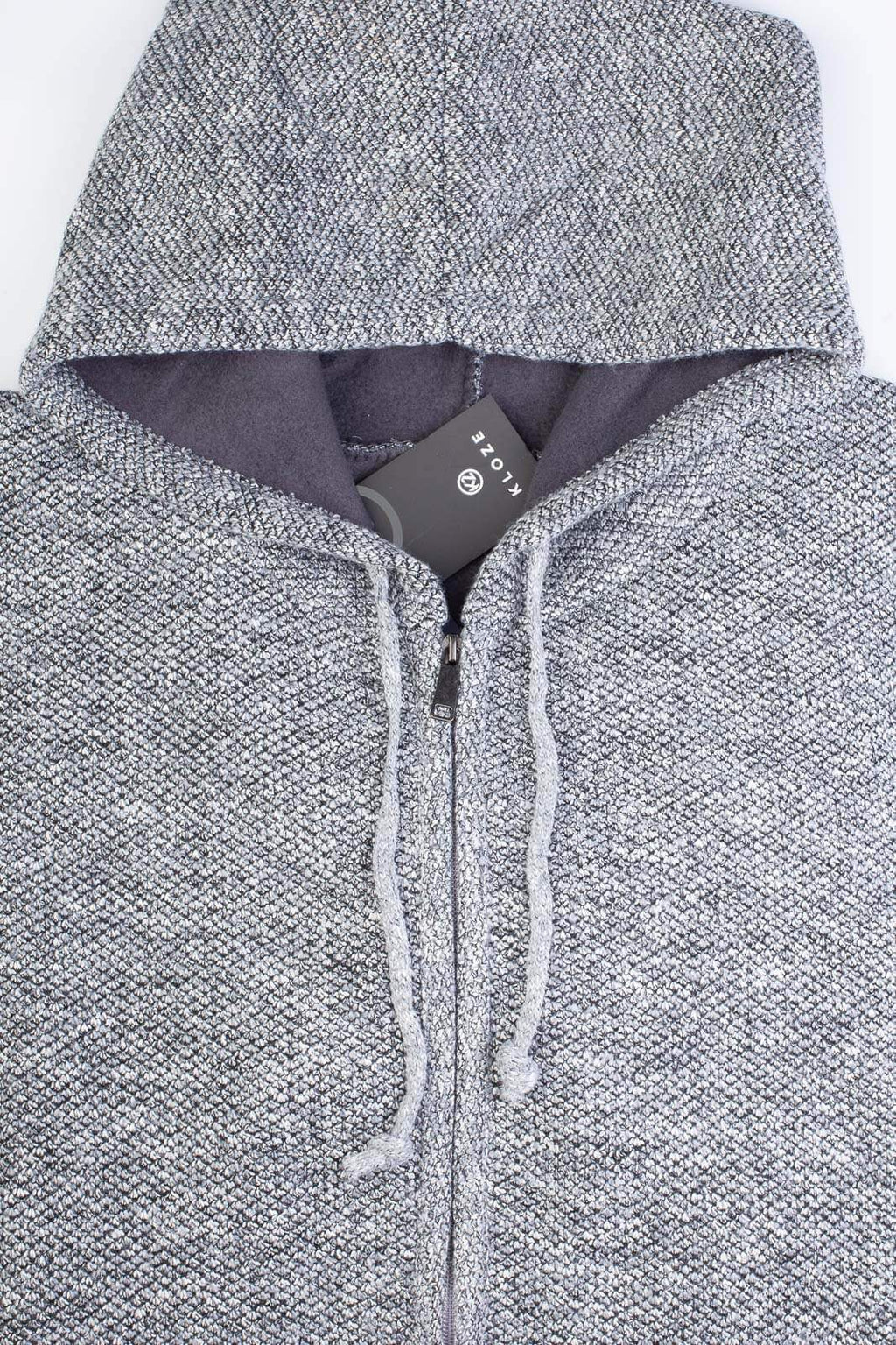 Jaqueta de malha térmica masculina com capuz 90149 - Enluaze