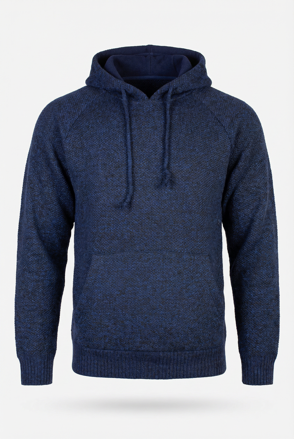 Blusão grosso de malha masculino com capuz 90150