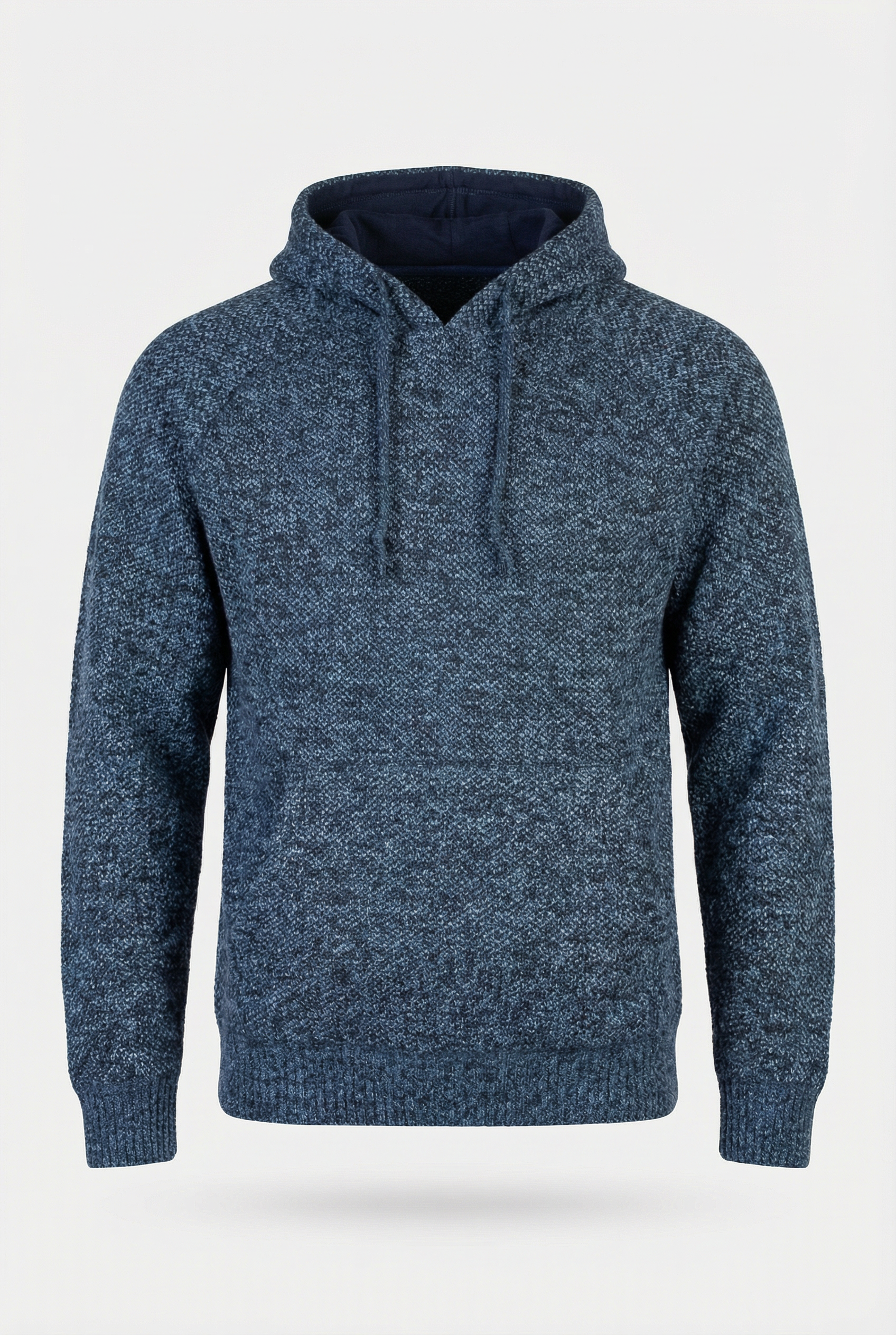 Blusão grosso de malha masculino com capuz 90150