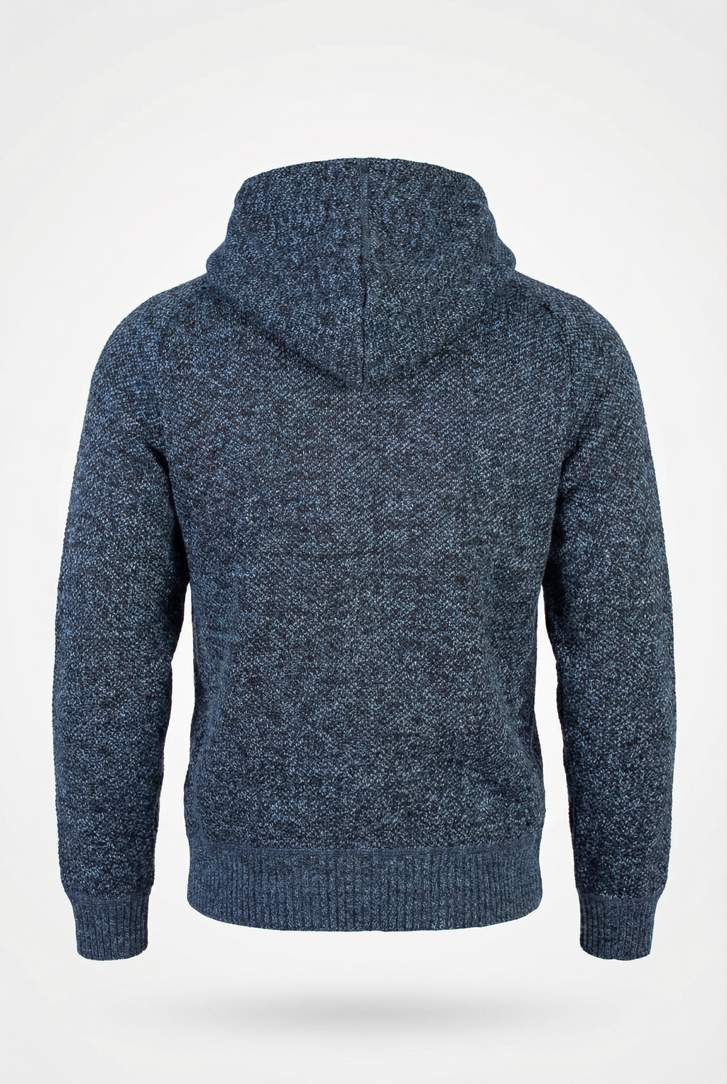 Blusão grosso de malha masculino com capuz 90150