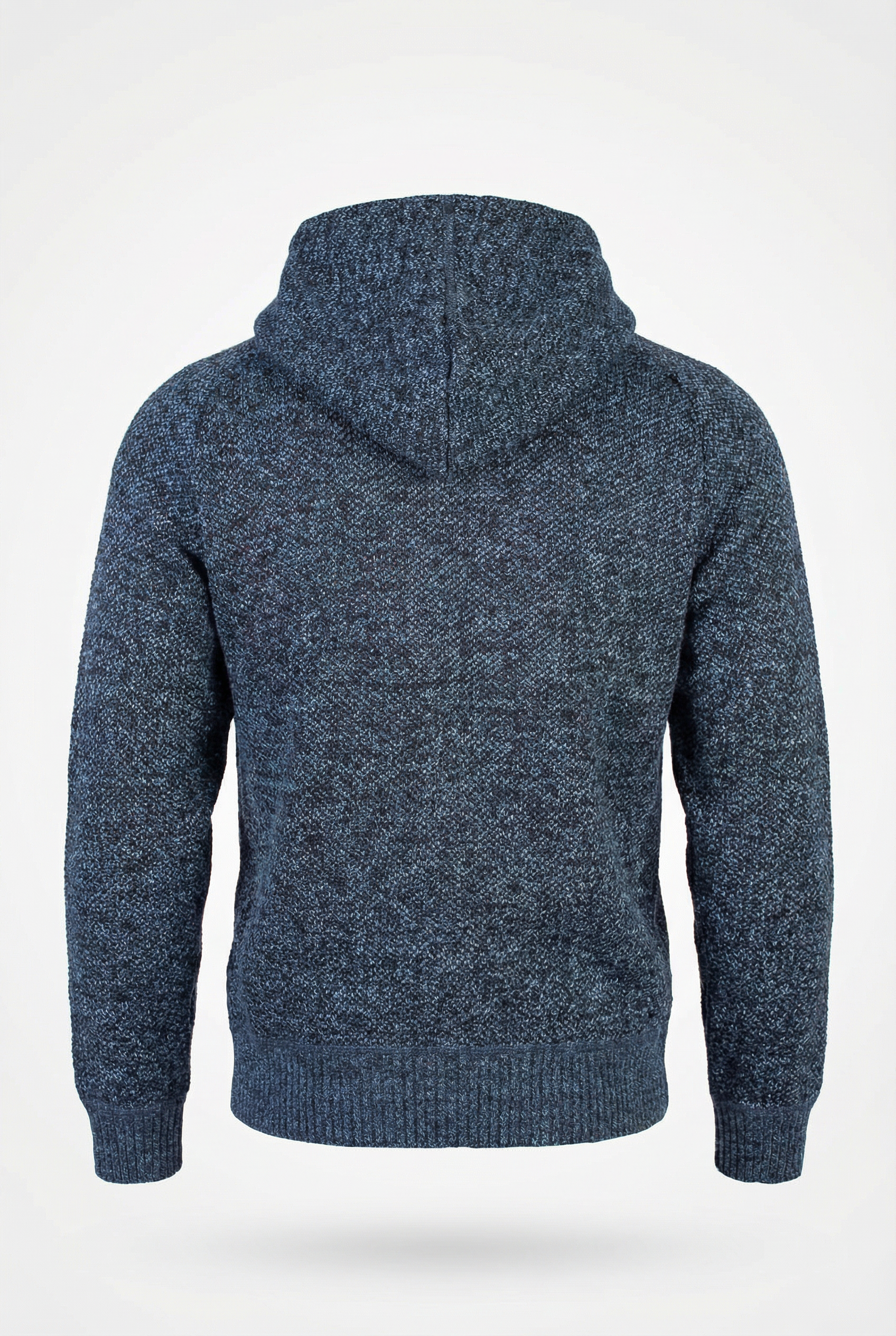 Blusão grosso de malha masculino com capuz 90150