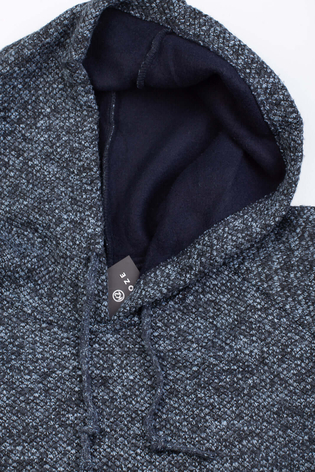 Blusão grosso de malha masculino com capuz 90150 - Enluaze