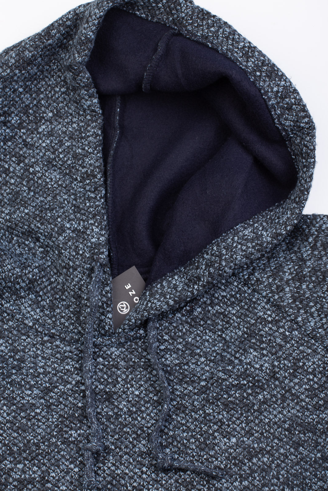 Blusão grosso de malha masculino com capuz 90150