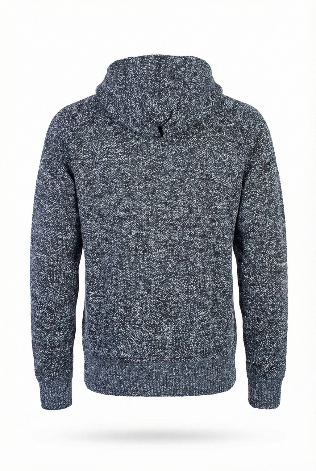 Blusão grosso de malha masculino com capuz 90150