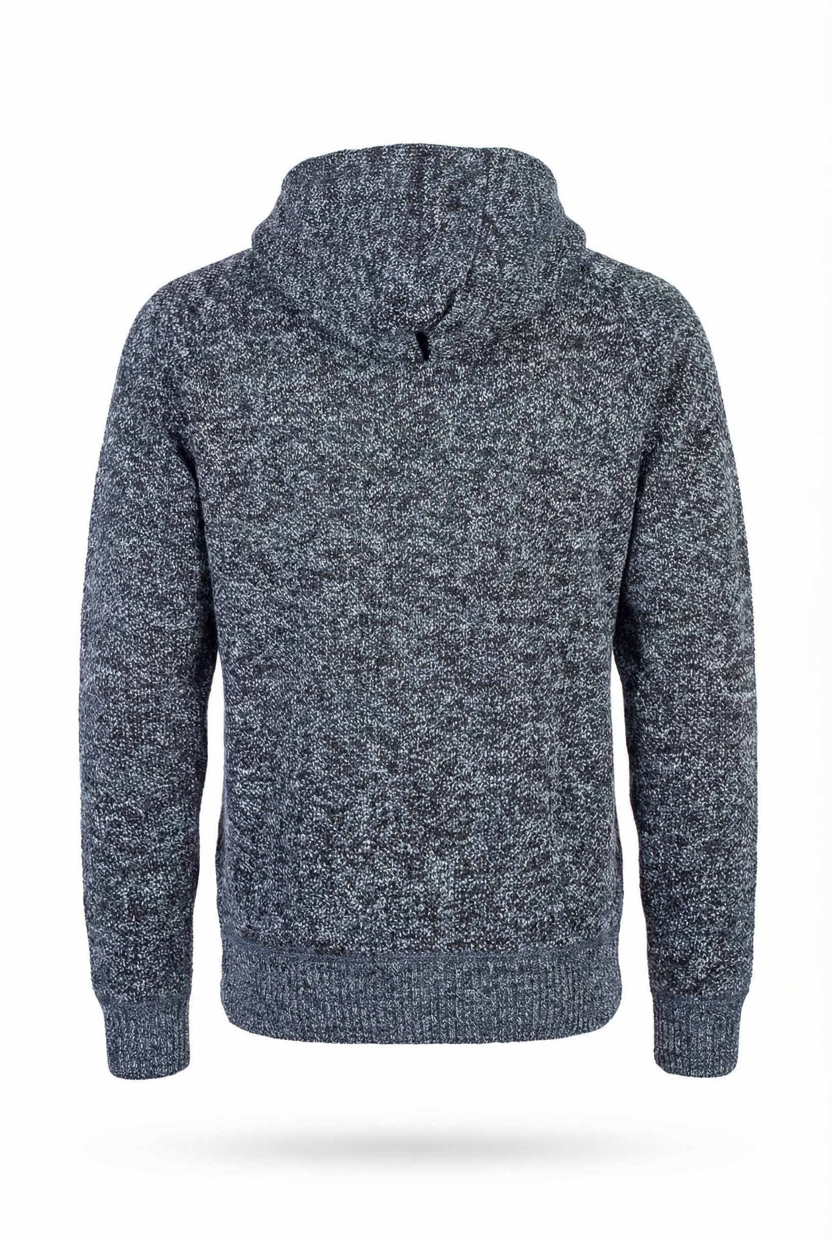 Blusão grosso de malha masculino com capuz 90150